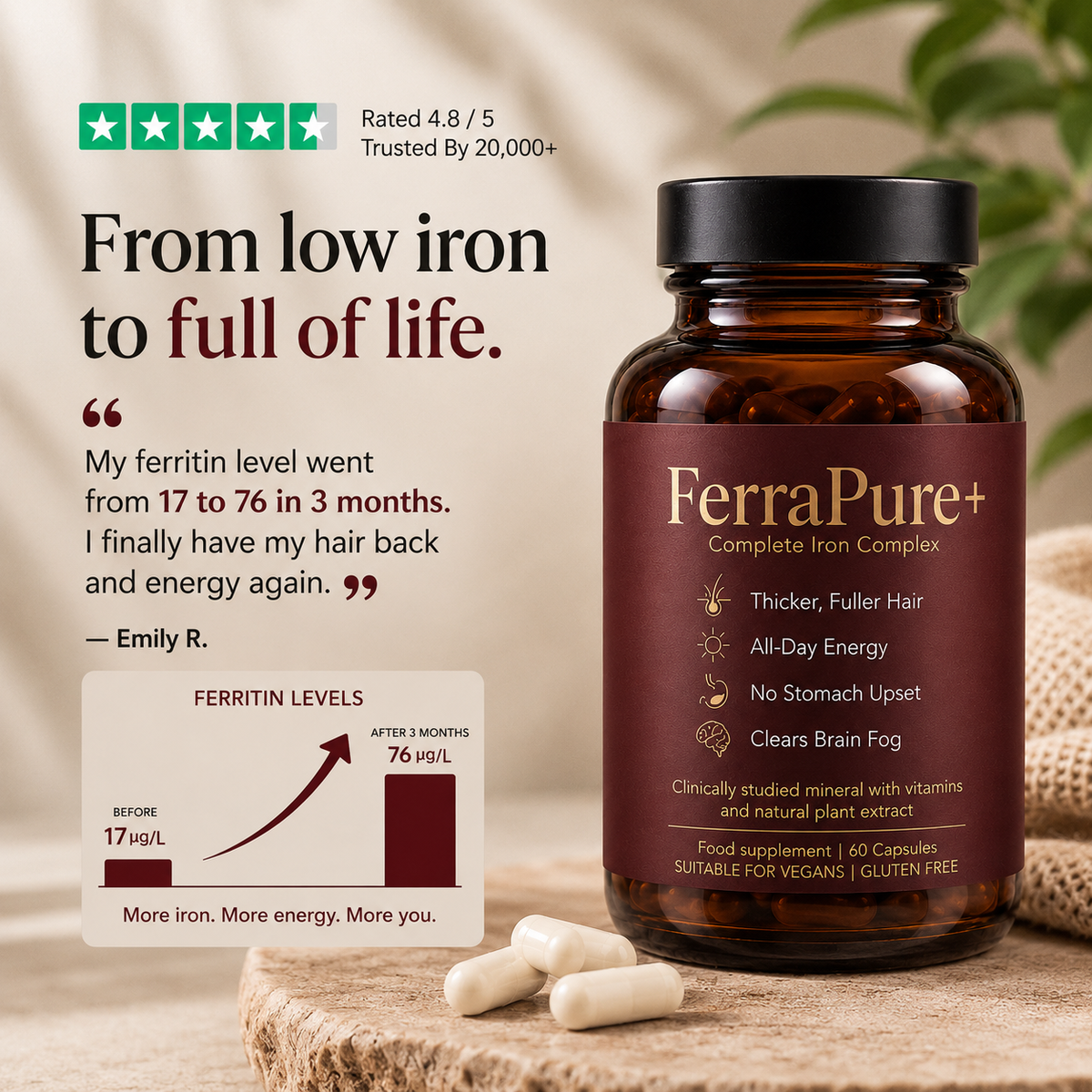 FerraPure+ Ferritin Support