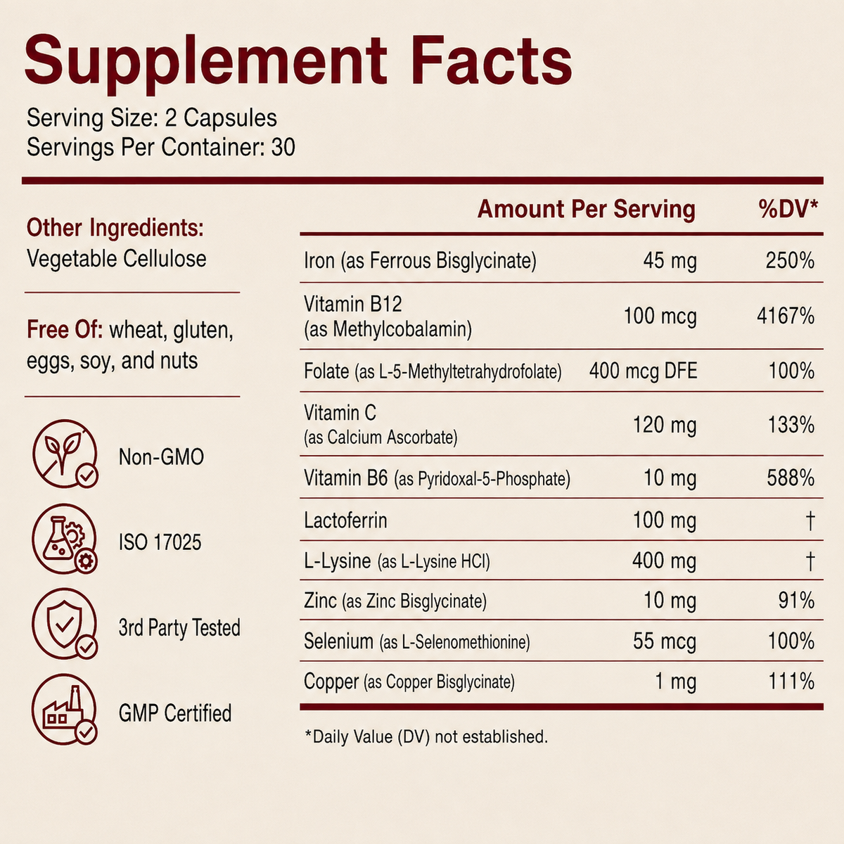 FerraPure+ Ferritin Support